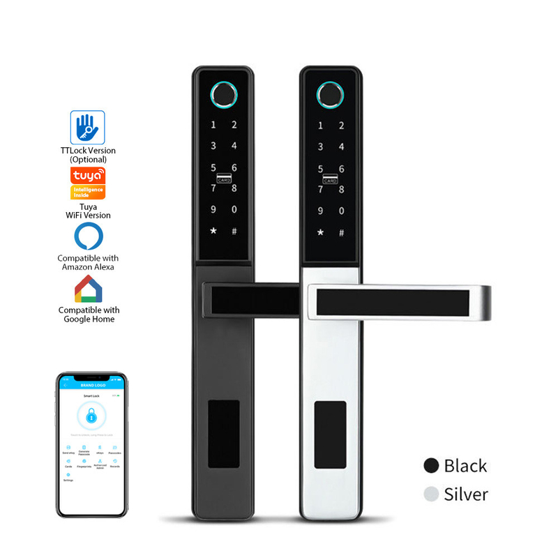 Hoge beveiliging deur slim slot deurbel Tuya App Huisgebruik Kamer Elektronisch deur slot Kleurrijk