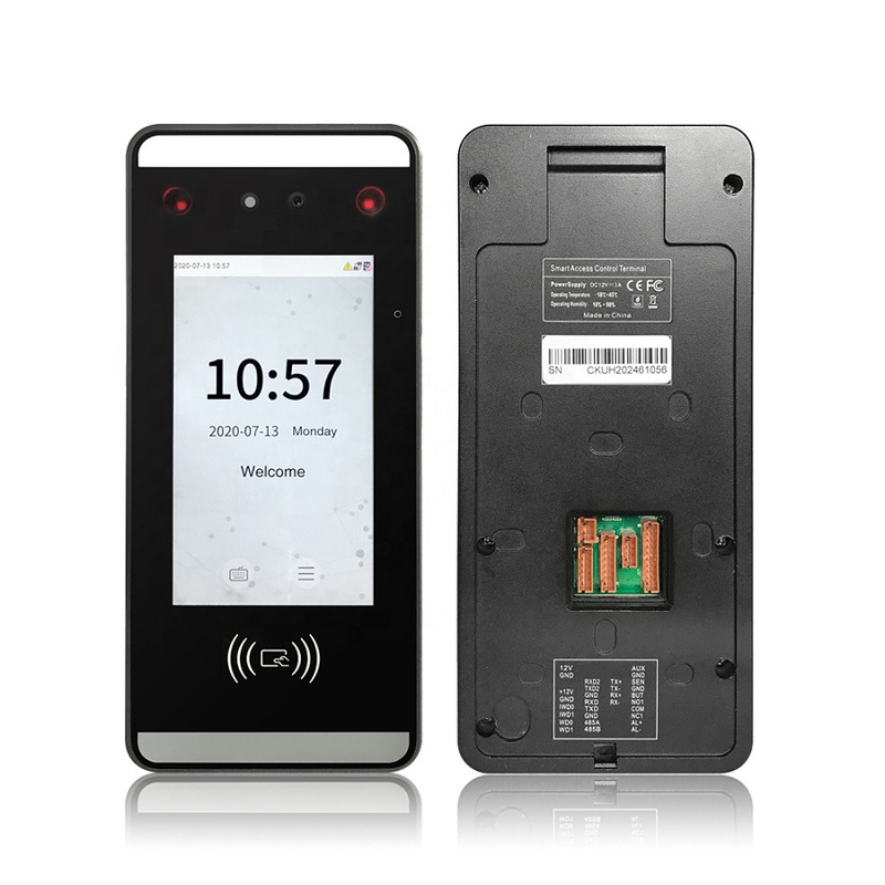 Linux Gezichtsherkenning Cloud Network Access Control System Swipe card Toegangscontrole met draaiknoppen-FA6000